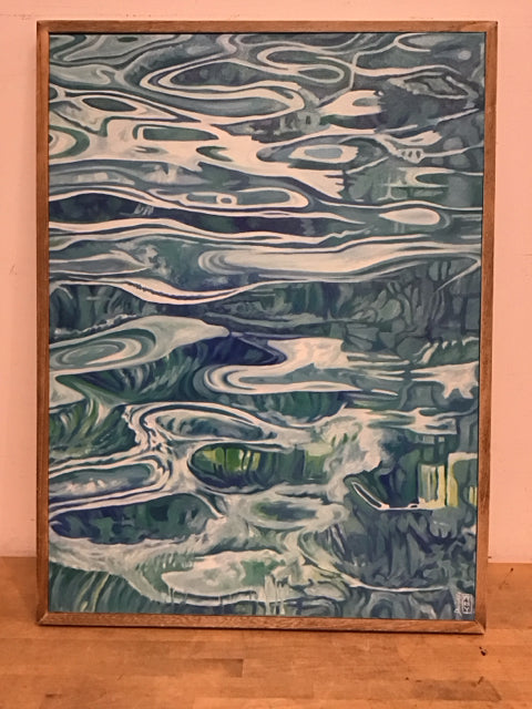 28"x38" Azur By Danielle Perry