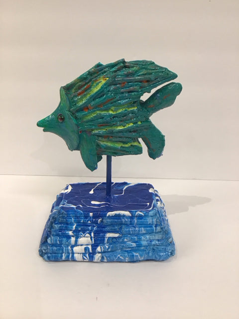 9"x6" Fish "Sticks" By Susan David