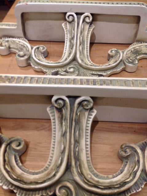 24" Pair Of Ornate Wall Sconces