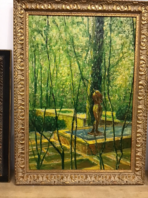 40"x30" Nude In The Forest Art