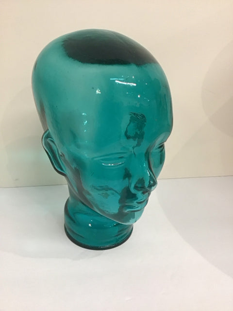 Blue Glass Bust