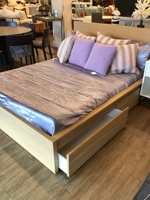 Queen IKEA High Malm Bedframe