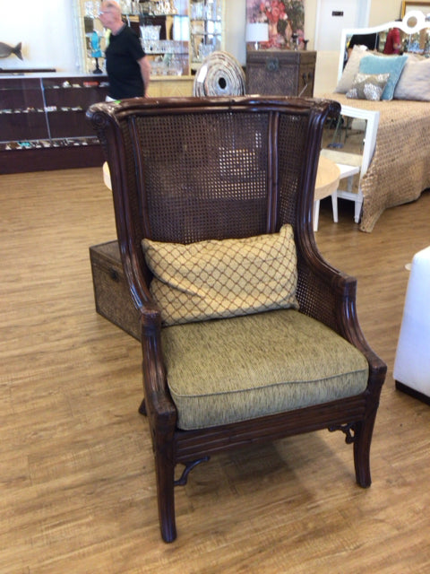 Lane Venture Excursions Cane Wing Chair