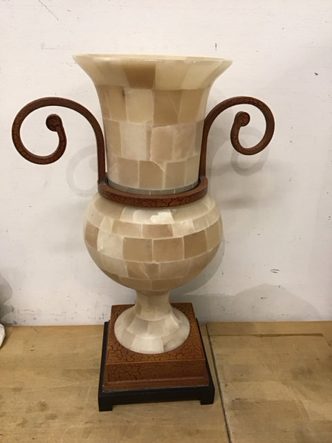 Austin Kinder Pieced Stone Look Urn