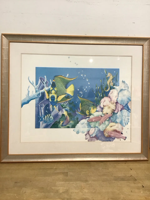 31.5x38" "Caribbean Calypso" By Mark Newman Art