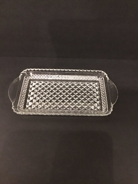 9"x5" Cut Crystal Tray