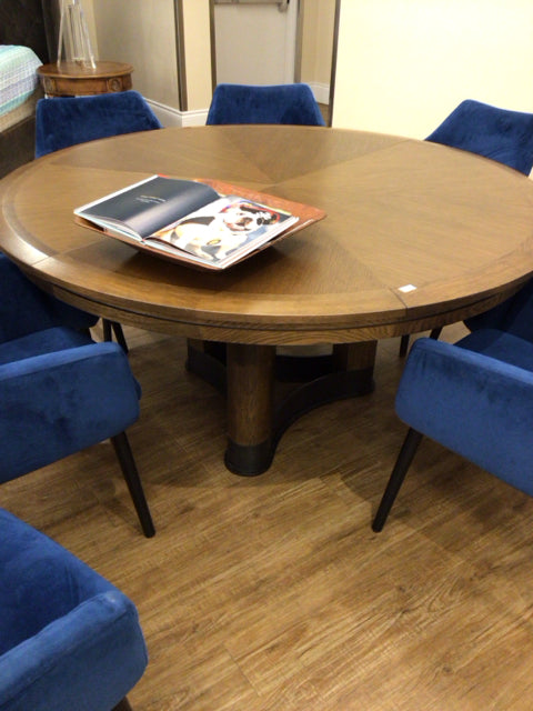 62" Jiun Ho Furniture Amboise Wood & Metal Dining Table