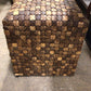 Palecek Coconut Shell Ottoman