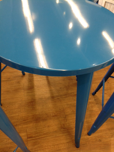 Bistro Table- Blue Metal