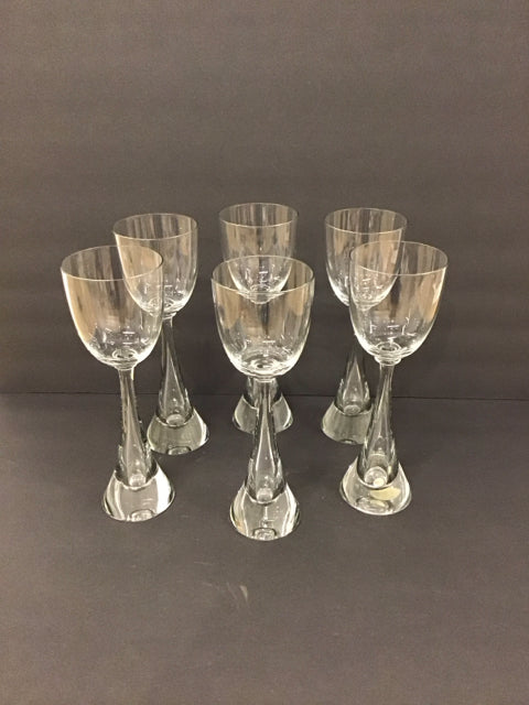 Set/6 "Flight" By Irice Water Goblets