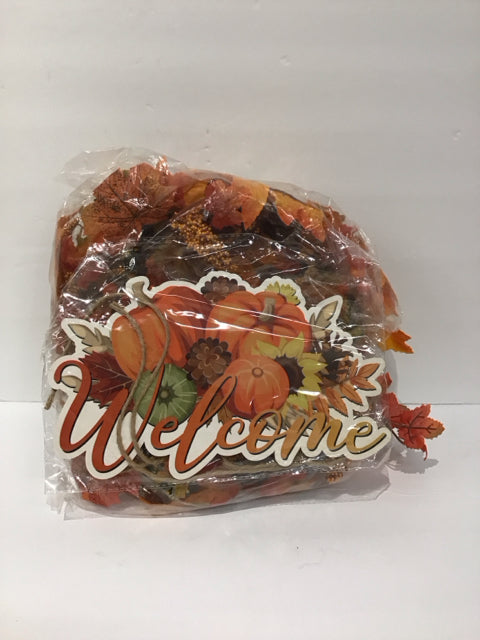 Fall "Welcome" Wreath