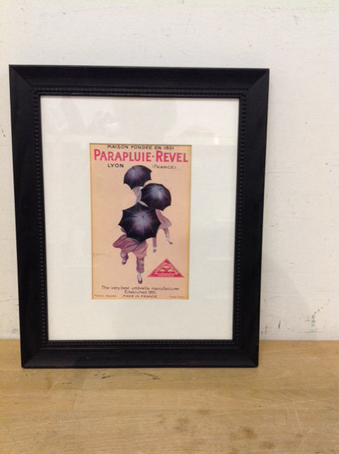 16.5x13.5 Framed "Parapluie-Revel" Print