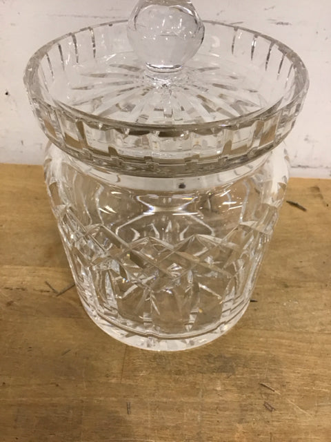 6.75" Waterford Crystal  Biscuit Barrell