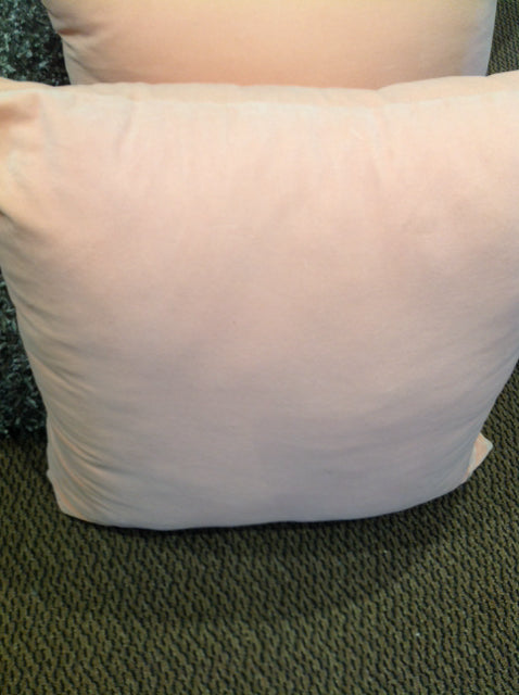 Pillow- 24" Pink Velour Double Insert
