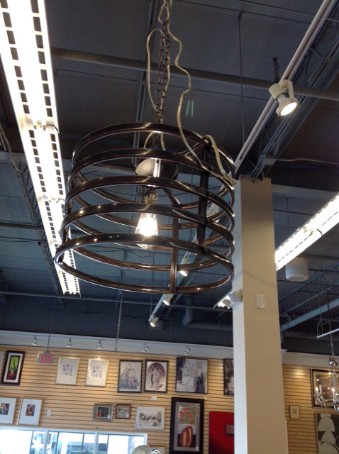 Brass Ring Chandelier