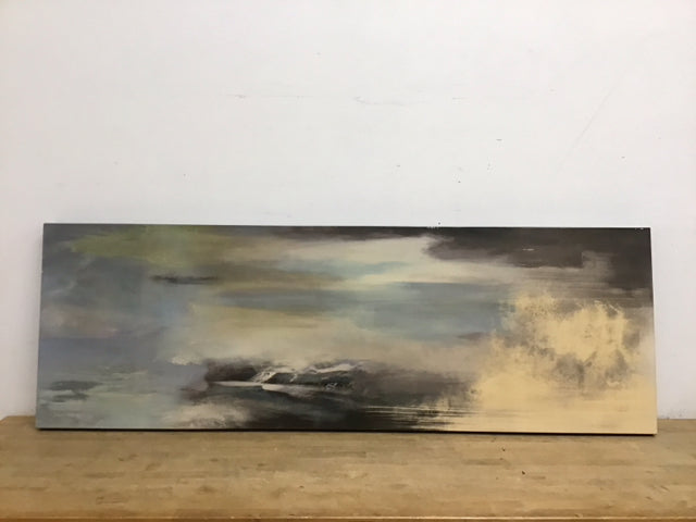 72"x24" Abstract Acrylic Art