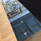 63 1/4" AS-IS Whiteline Modern Living Navi Black Double Dresser
