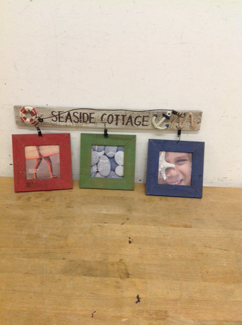 Seaside Cottage 3 Hanging Frames