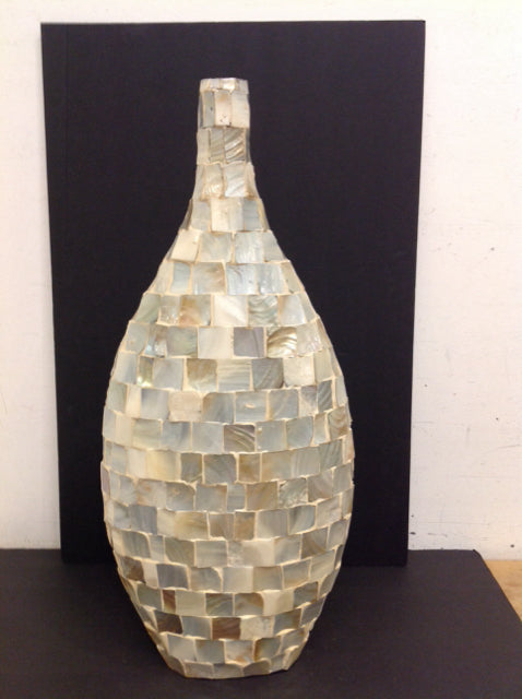 25" Mother of Pearl Vase w/Narrow Top