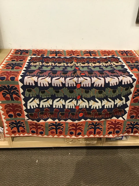 48" Hand Stitched Quilt Made In India