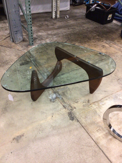 Room & Board Noguchi Style Glass Top Coffee Table