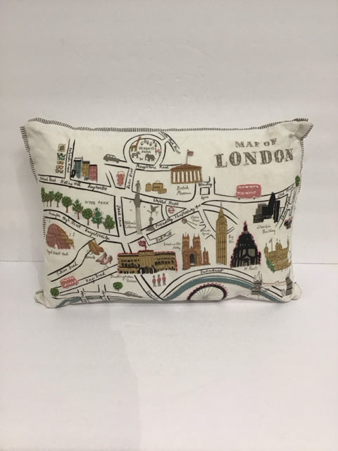 Map of London Pillow