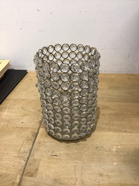 7" Jeweled Candle Holder