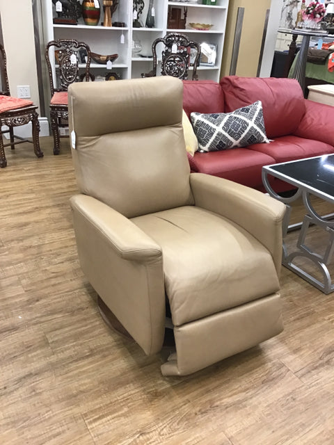 American Leather Tan Leather Recliner