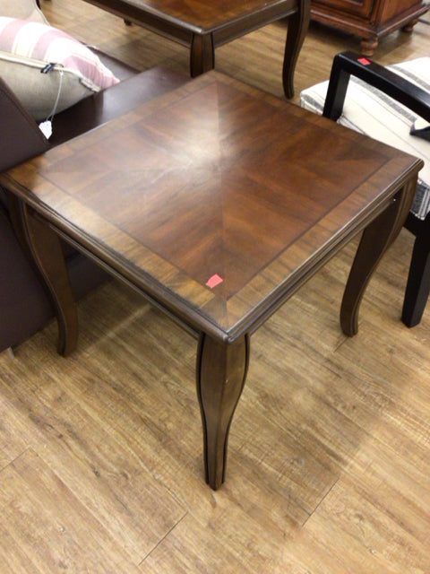 Ashley Furniture Wood Square End Table