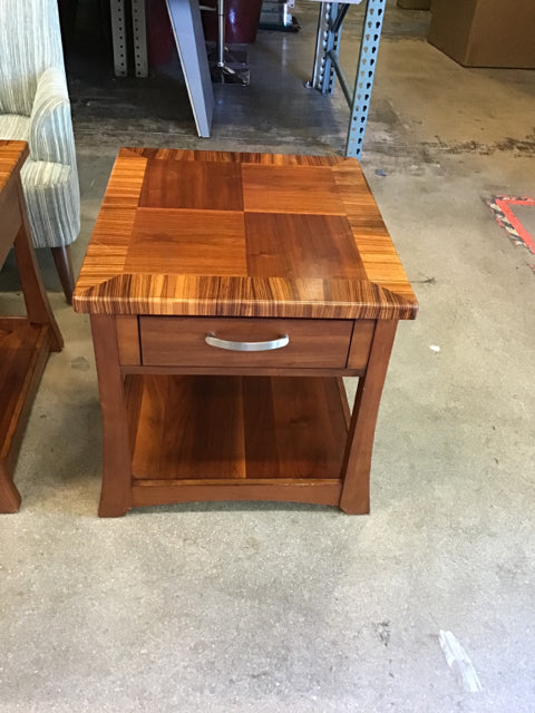 Somerton Zebrawood End Table