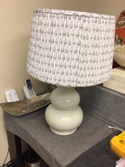 27" Ballard Design Suzanne Kasler Triple Gourd Table Lamp W/Shade