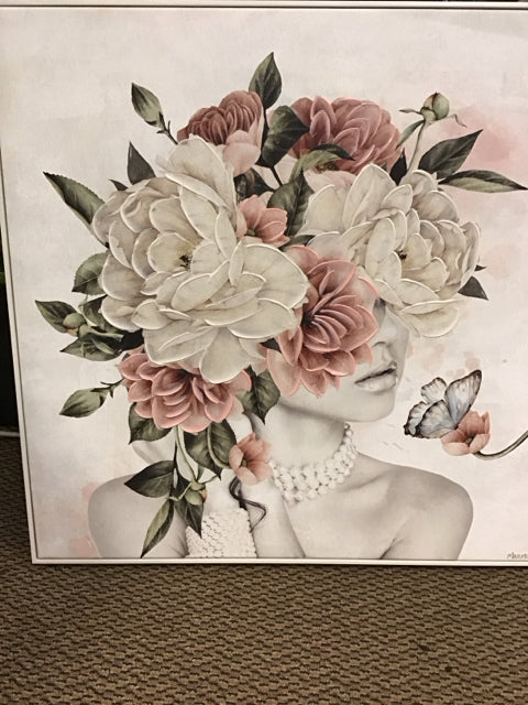 29" Sq. "Butterfly Glamour" Art Signed