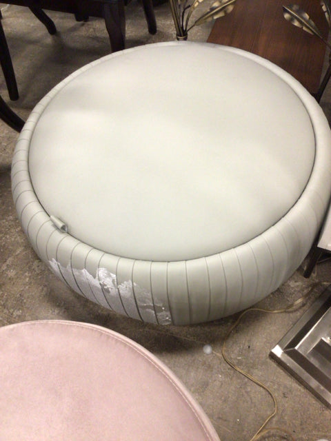 Plisse Storage Ottoman