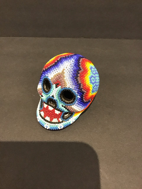 3" Multicolor Beaded Skull
