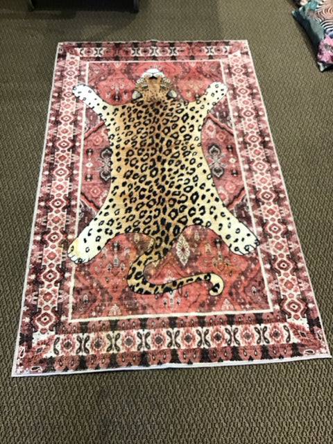 3'x5' Anthropologie Leopard Rug