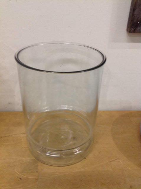 Vase- 10" Clear Glass