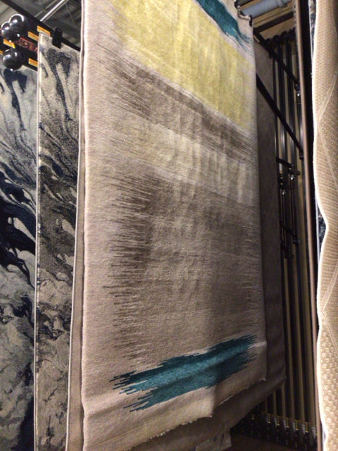 7' X 9' Ethan Allen Multi Color Wool Rug