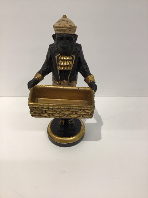 10" Blackamoore Figure w/Serving Tray