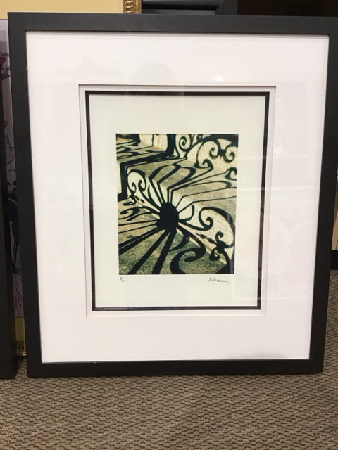 28"x32" "Stair Shadows" By R Mann COA