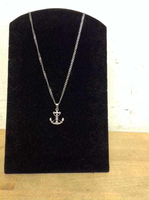 Stainless Steel Necklace w/Anchor