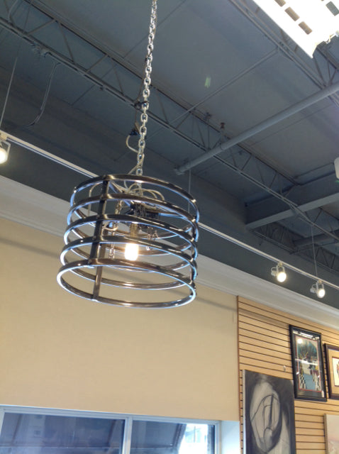Brass Ring Chandelier