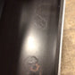 AS-IS Black Three Drawer Glass Top Nightstand(Damage In Bottom Drawer)
