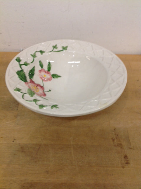 10" Ceramic Flower Bowl