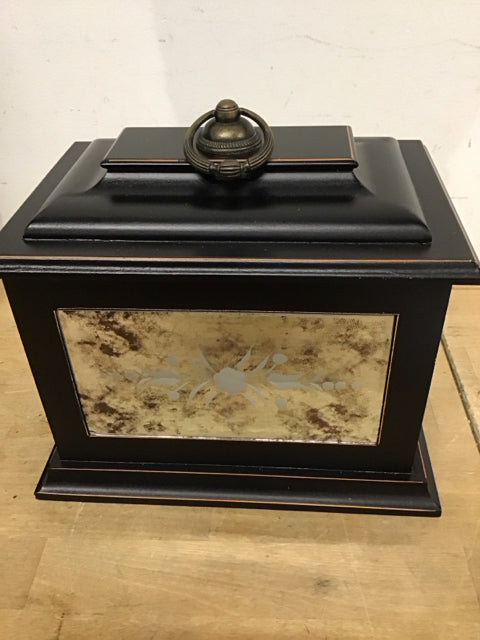 6"x9" Black & Mirror Decorative Box