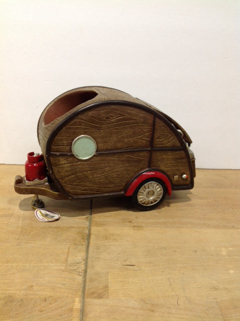7" Resin Camper Wine Bottle Holder
