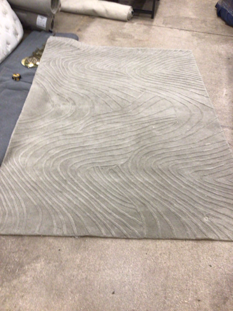 9'8" X 78 5/8" Bo Concepts Light Grey X-Ridge Rug