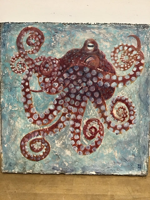 24" Sq. Vintage Octo By Danielle Perry