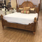 AS-IS TB Style Wood Panel King Bed(Damage To FB)