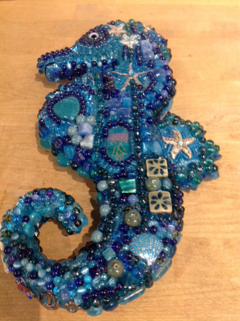 13" X 7" Seahorse Magical By Susan David