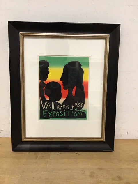 17x14 Framed Picasso Litho Poster on Paper S/N